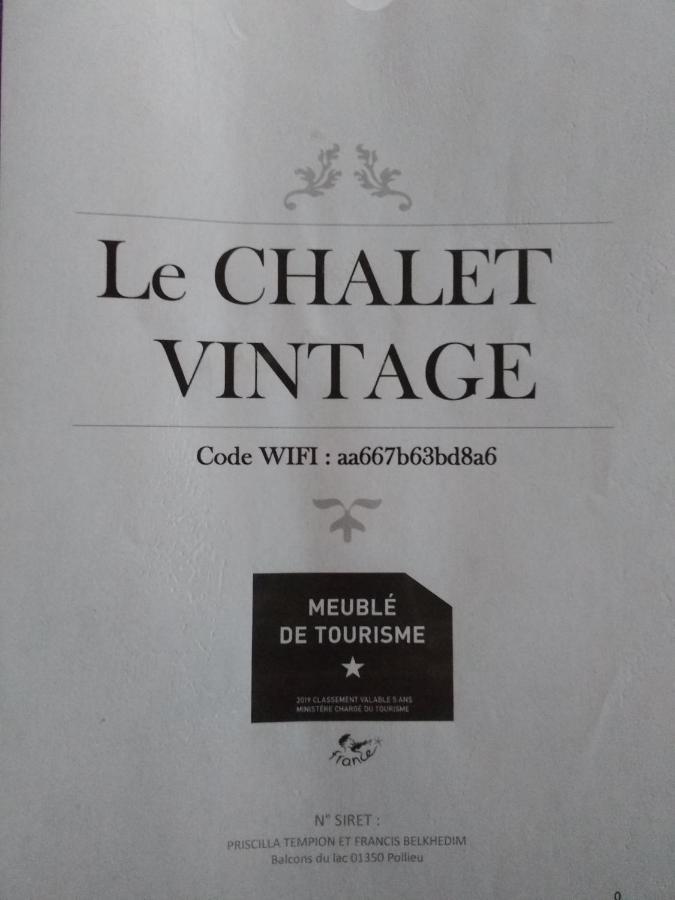 Chalet Vintage Pollieu Exterior foto